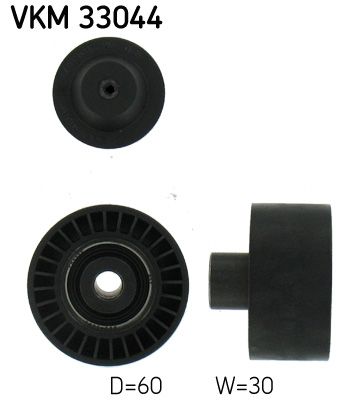 Obrázok Vratná/vodiaca kladka rebrovaného klinového remeňa SKF  VKM33044